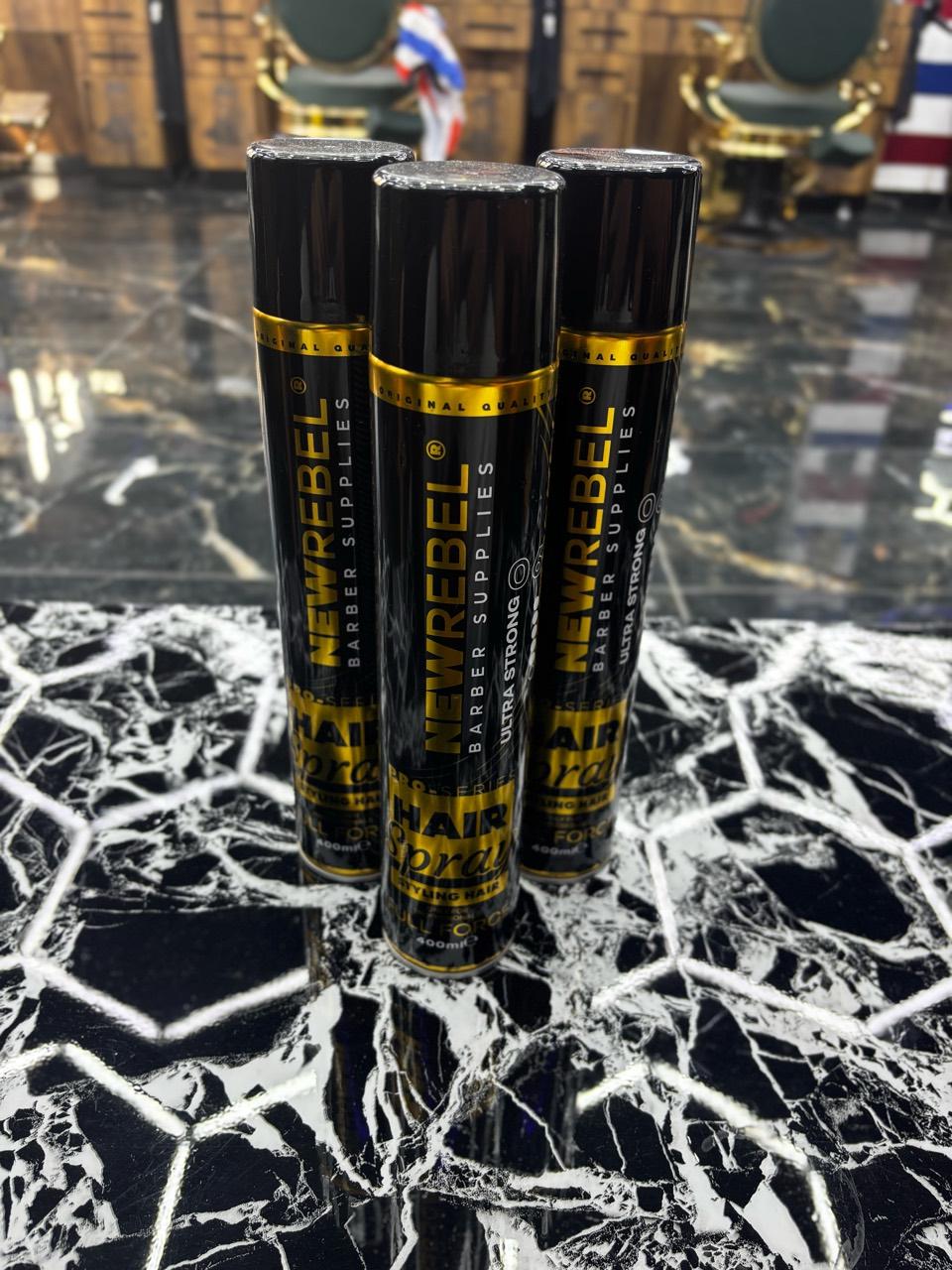 Drei Dosen New Rebel Ultra Strong Hold Haarspray